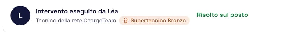 Schermata di un incarico convalidato e chiuso, rapporto PDF pronto.